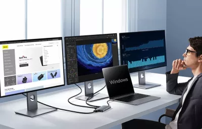 Docking station Baseus PortalJoy Series BS-OH119 13n1 USB-C PD 100W 8K DP 2x HDMI VGA LAN SD/microSD, gri