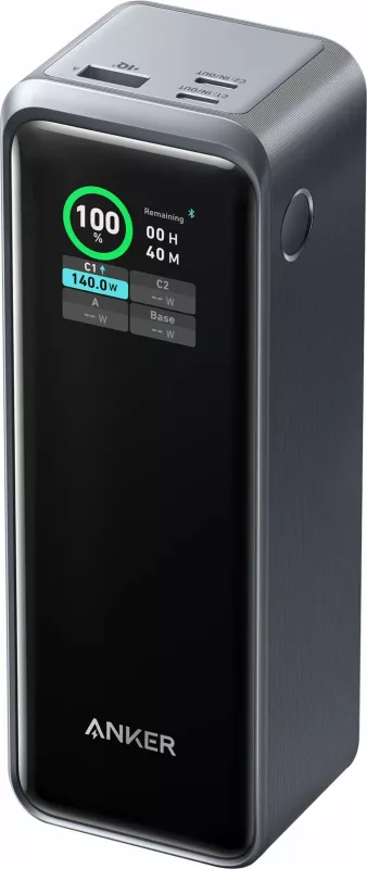 Powerbank Anker Prime 27650 mAh 250 W Ngjyrë e zezë