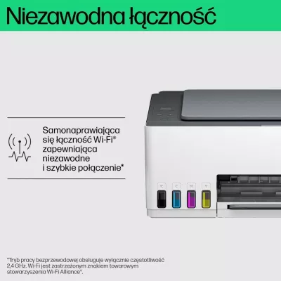 Printer HP Smart Tank 580, All-in-One, Gri