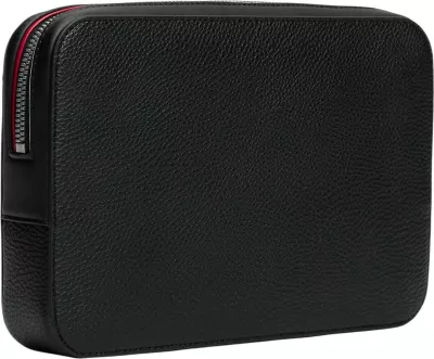 Çantë kozmetike për meshkuj Tommy Hilfiger TH Central Pouch AM0AM14822, e zezë