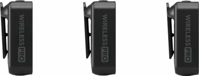 Mikrofon pa tela Rode Wireless PRO WIPRO, set 2x transmiter + 1x marrës, i zi