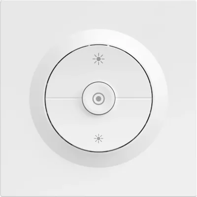 switch/dimer muri smart WiFi Sonoff MINI-DIM-E (Orb-DIM), Matter, 0-100% dimming, max 400W, 86x86mm, i bardhë, set