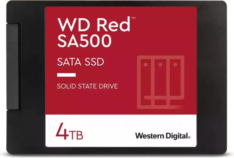SSD Western Digital Red WDS400T2R0A, 4 TB, 2.5", 560 MB/s