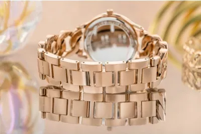 Orë dore për femra Michael Kors, rozë gold