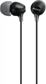 Kufje Sony MDR-EX15AP, me kabllo, mikrofon, të zeza