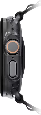 Mbështjellës UNIQ Voute për Apple Watch Ultra 49mm, xham i temperuar, zi