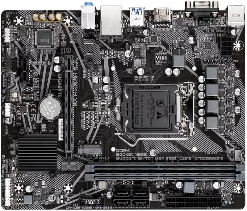 Pllakë amë Gigabyte H510M H V2- Intel H510