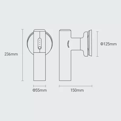 Makinë elektrike pa kabllo për lustruar Baseus CRDLQ-B01, 4000mAh, 30W, e zezë