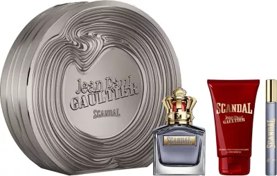 Set Eau de Toilette për meshkuj Jean Paul Gaultier Scandal Pour Homme, 100ml + 10ml + shower gel 75ml