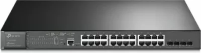 Switch TP-LINK JetStream TL-SG3428MP 28-Port Gigabit L2+ Managed me 24-Port PoE+ 384W, i zi