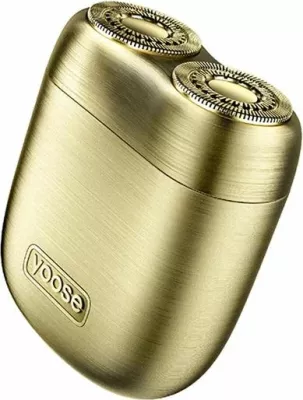 Makinë rroje Yoose Mini 2.0, udhëtimi, 8000 rpm, IPX7, karikim USB-C, e artë, set me paketim dhurate "Bounty Hunter"