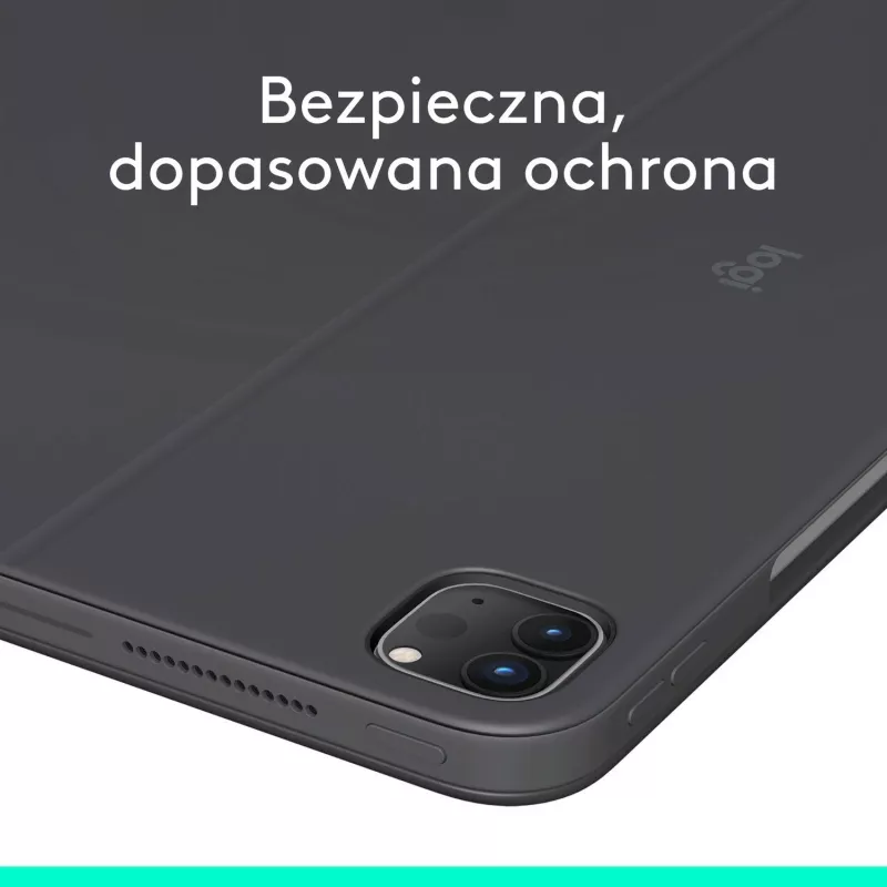 Tastierë me touchpad Logitech Combo Touch për iPad Pro 13" M4, Gri