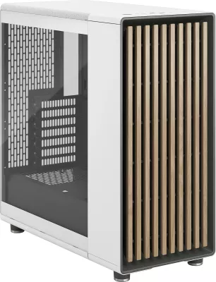 Kasë Fractal Design North Chalk White, Midi Tower, xham i kalitur