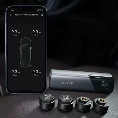 Kamerë regjistruese për veturë 70mai M500 128GB 170° GPS WiFi, gri