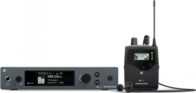 Set monitorimi në vesh Sennheiser EW IEM G4-A, 516-558 MHz, i zi