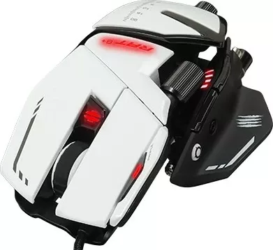 Maus gaming Mad Catz R.A.T. 8+, optik, 16000 DPI, i bardhë
