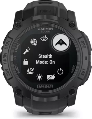 Smartwatch Garmin Instinct® 3 – Solar, Tactical Edition Black, 50 mm
