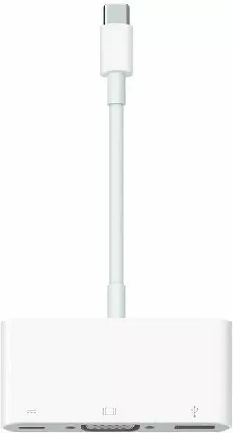 Adapter Apple USB-C VGA Multiport MJ1L2ZM/A i bardhë