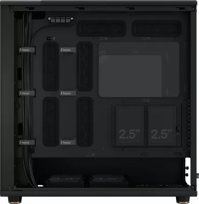 Kasë Fractal Design FD-C-NOR1X-02, Midi Tower, ATX, EATX, micro ATX, Micro-ITX, e zezë, qymyr