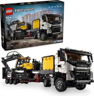 Set Lego Technic 42175 Volvo FMX Truck & EC230 Electric Excavator