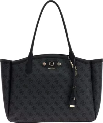 Çantë krahu për femra Guess Coleen Logo Small SA HWSG97 49230, antracit