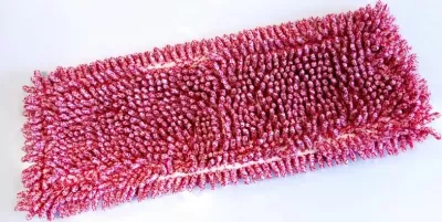 Insert për mop të sheshtë Vileda Style 140995, microfiber universal, e kuqe