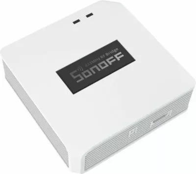 Hub/Bridge RF smart SONOFF RF ZBridge R2, Wi‑Fi 2.4GHz + RF 433MHz, USB 5V, bardhë