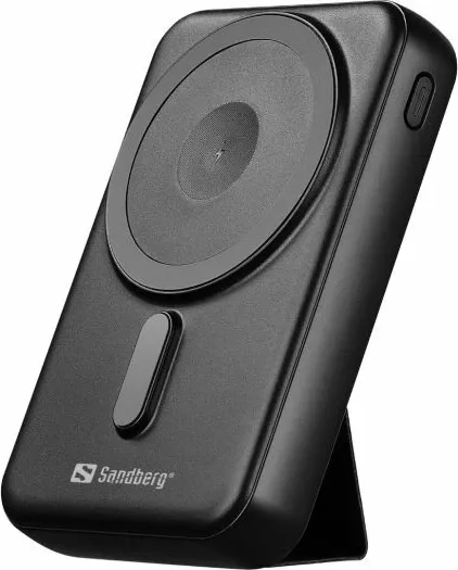 Powerbank Sandberg Magnet Wireless 420-94 10000 mAh, Qi/MagSafe, USB-C PD, USB-A, i zi, set me kabllo USB-C