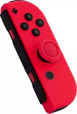 Shtesa për thumbat analog FR-TEC Grips Pro XL për Nintendo Switch, 2 copë, vjollcë/kuqe