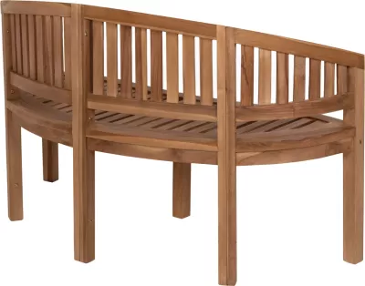 Stol dy vendesh CAPO FH9538 dru tik ngjyrë natyrale 121x59x86H cm