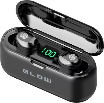 Dëgjuese BLOW Earbuds BTE200, 2000mAh, të zeza