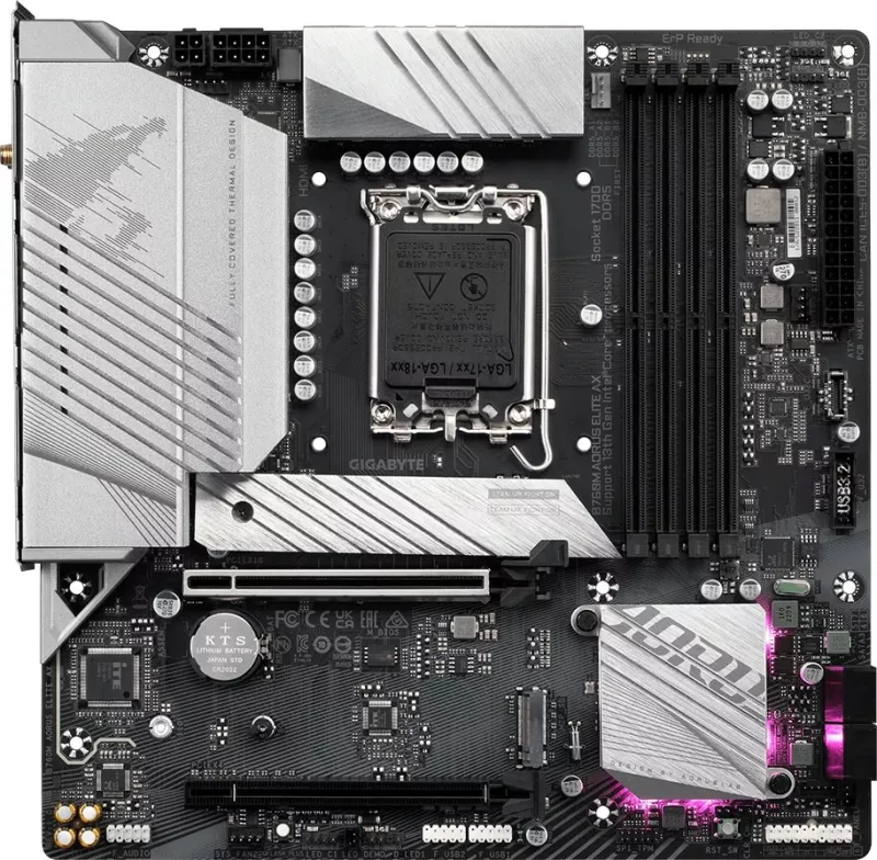 Pllakë amë Gigabyte B760M AORUS ELITE AX
