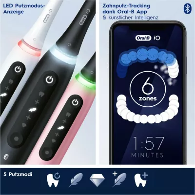 Furçë dhëmbësh elektrike Oral-B iO Series 5, 5 mënyra pastrimi, e bardhë