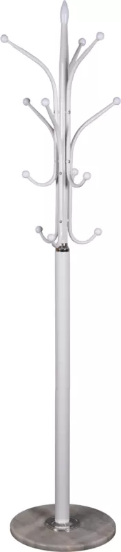 Varëse dyshemeje FH9573.02 metalike 13 pozicione varëse-bardhë Φ37x180Hcm