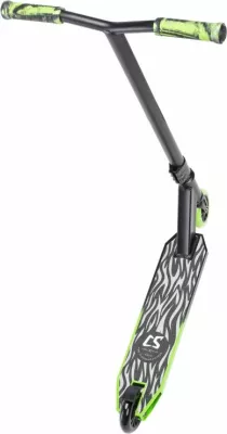 Trotinet freestyle Coolslide, për meshkuj dhe femra, i zi dhe i gjelbër