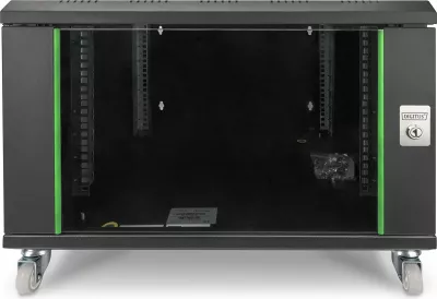 Rrota të mbyllshme Digitus për kasë rrjeti 19 inç, set 4 copë