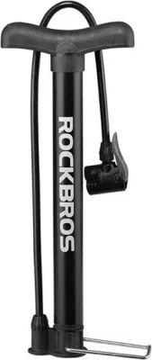 Pompë dyshemeje për biçikletë Rockbros A320, Metal, E zezë