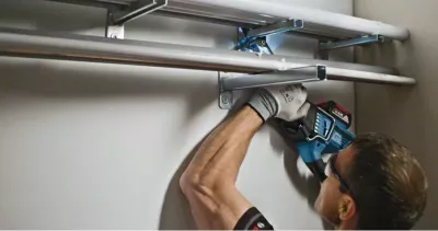 Sharrë reciproke Bosch GSA 18V-32, brushless, 18V, valixhe, zi/kaltër/kuqe