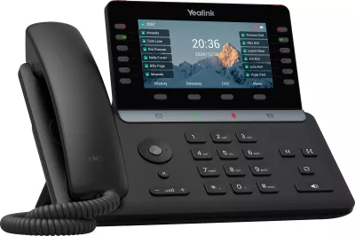 Telefon VoIP Yealink SIP-T85W, ekran 5.5", Wi‑Fi, Bluetooth, 2x Gigabit Ethernet, i zi