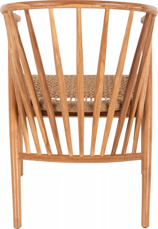 Karrige PERMAINE FH9825 dru tik - litar sintetik, ngjyrë natyrale, 60x63x82H cm