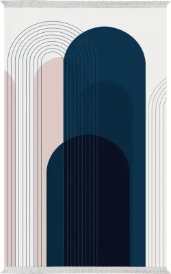 Tepih për dhomë ndeje me franja, JOSIANE FH7675.49, shumëngjyrësh, 160x230 cm