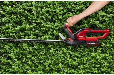 Gërshërë gardhi Einhell GC-CH 1855/1 Li solo, me bateri, teh i dyfishtë, zi/kuqe