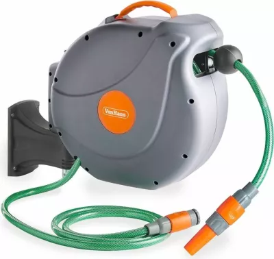 Rrotullues automatik zorre muri VONHAUS 2515289, 20 m, rrotullim 180°, gri/portokalli