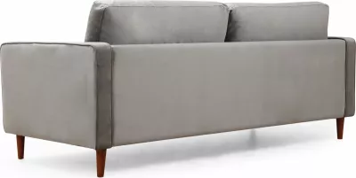 Divan treshe Atelier del Sofa, Rome, ngjyrë gri e çelët