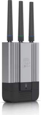 Router Ubiquiti UniFi Mobiler Router Industrial Cat 4 WiFi GPS PoE UMR-Industrial, Ngjyrë e zezë dhe gri