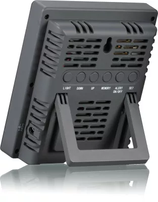 Monitor cilësie ajri Bresser CO2, ekran LED, gri