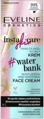 Krem fytyre hidratues dhe qetësues Eveline Cosmetics Insta Skin Care për femra 50ml