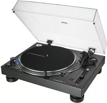 Gramafon audio-technica AT-LP140 XP, 3 shpejtësi, i zi