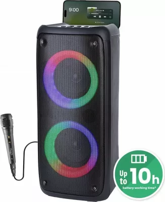 Altoparlant Bluetooth Media-Tech Funbox BT MT3181 40W RGB, bateri deri 10h, i zi, me mikrofon