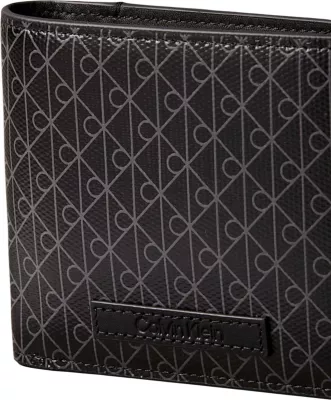 Portofol për meshkuj Calvin Klein LV04D1085G, i zi